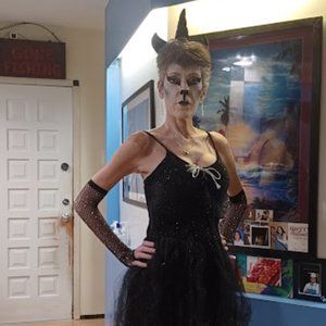 Sexy Black Dark Goth Unicorn Woman's Halloween Cosplay Costume 100% Complete